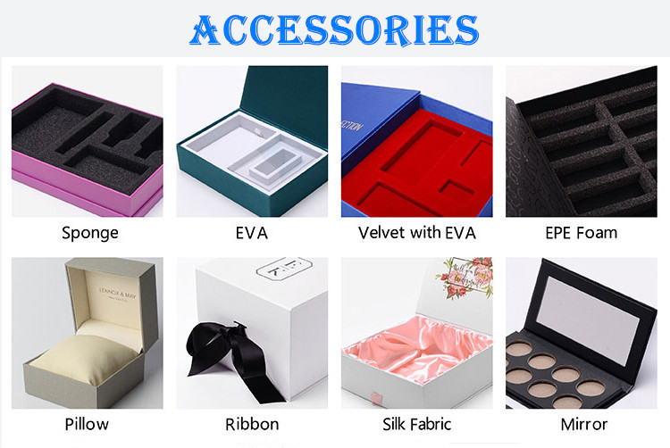 White Rigid Cosmetic Packaging Box Small Eco Friendly With Ribbon