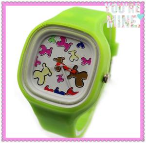 China custom silicone jelly watch wholesale