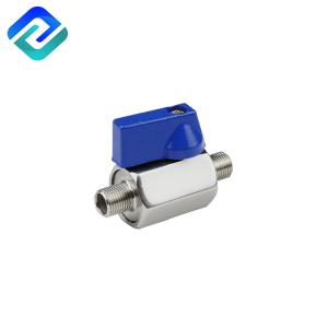 China Stainless Steel Male Hose Barb Mini Casting Ball Valve wholesale