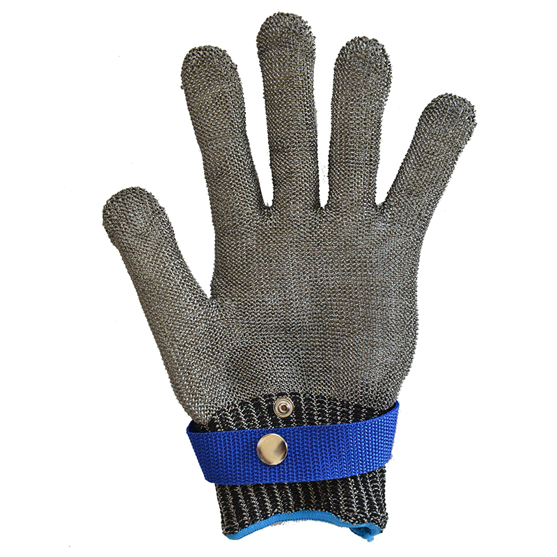 XS-3XL CE/ Stainless Steel Wire A6 Cut Resistant Safety Gloves for Butcher Food Contact