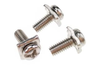 China Phillips Slot Pan Head Stainless Steel SEMS Screws M5 Assemblied Captive Square Washer wholesale
