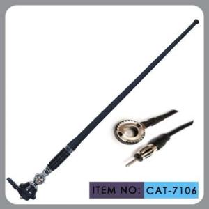 China Truck Am Fm Rubber Car Antenna For Black Pvc Mast Chrome Zinc Alloy wholesale