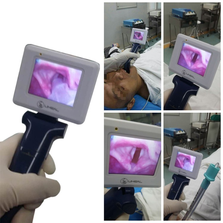 Single use Medical Handheld Video Laryngoscope With Intubation Camera