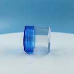Travel-Friendly 20g 30g Small Clear Plastic Jar with Lid Cosmetic Cream Jar