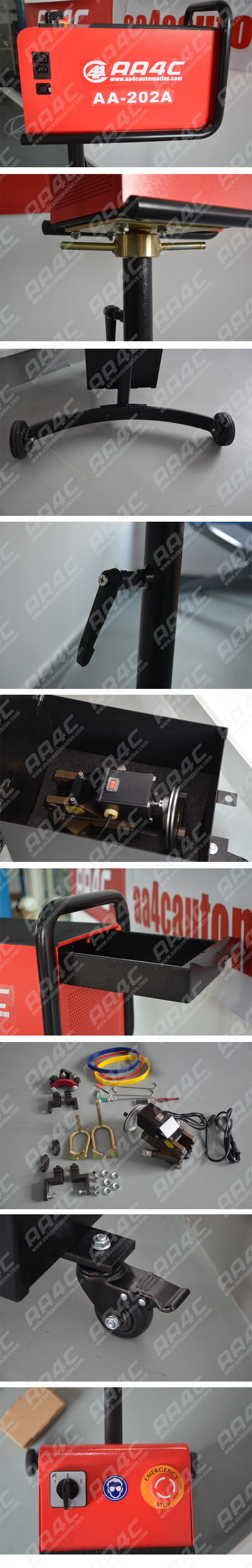 AA4C On Car Brake Disc Lathe Machine Brake Disc Rectifier on car disk skimmer AA-202A