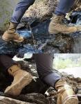 Navy Military Boots With Zipper Lightweight Desert Shoes Waterproof Breathable