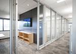 Commercial Office Glass Partition Wall System 42db - 45db Sound insulation