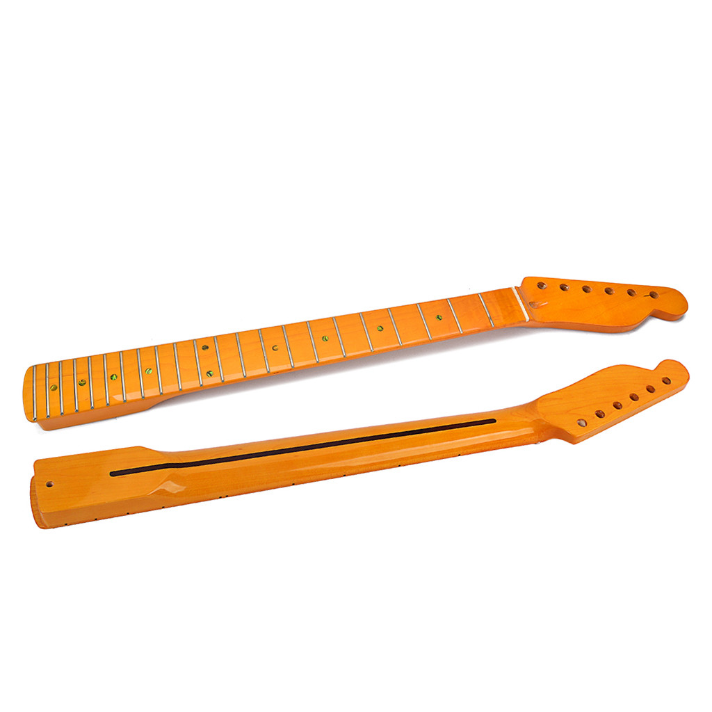 22 Frets Fender Telecaster Neck Replacement Glossy Electric Guitar Maple Wood Fingerboard