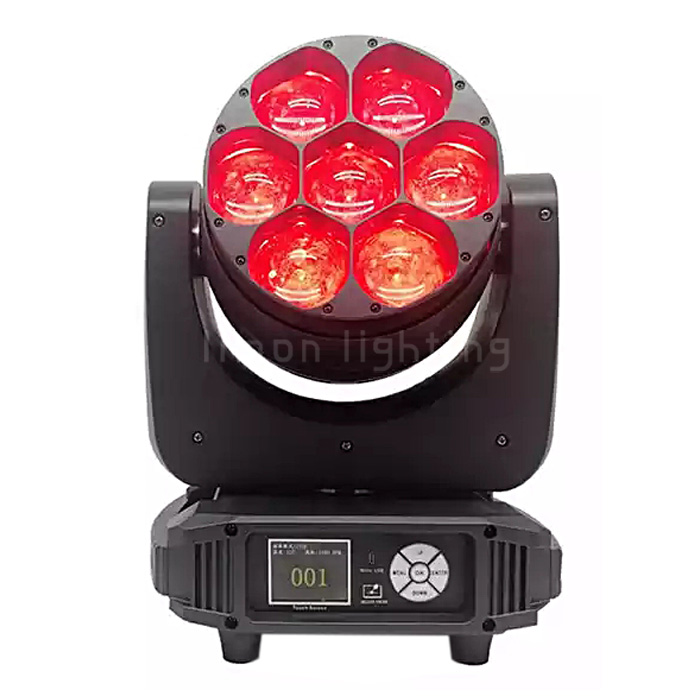 China Supplier 7x40w RGBW 4in1 Osram LED Wash Zoom Moving Head Light