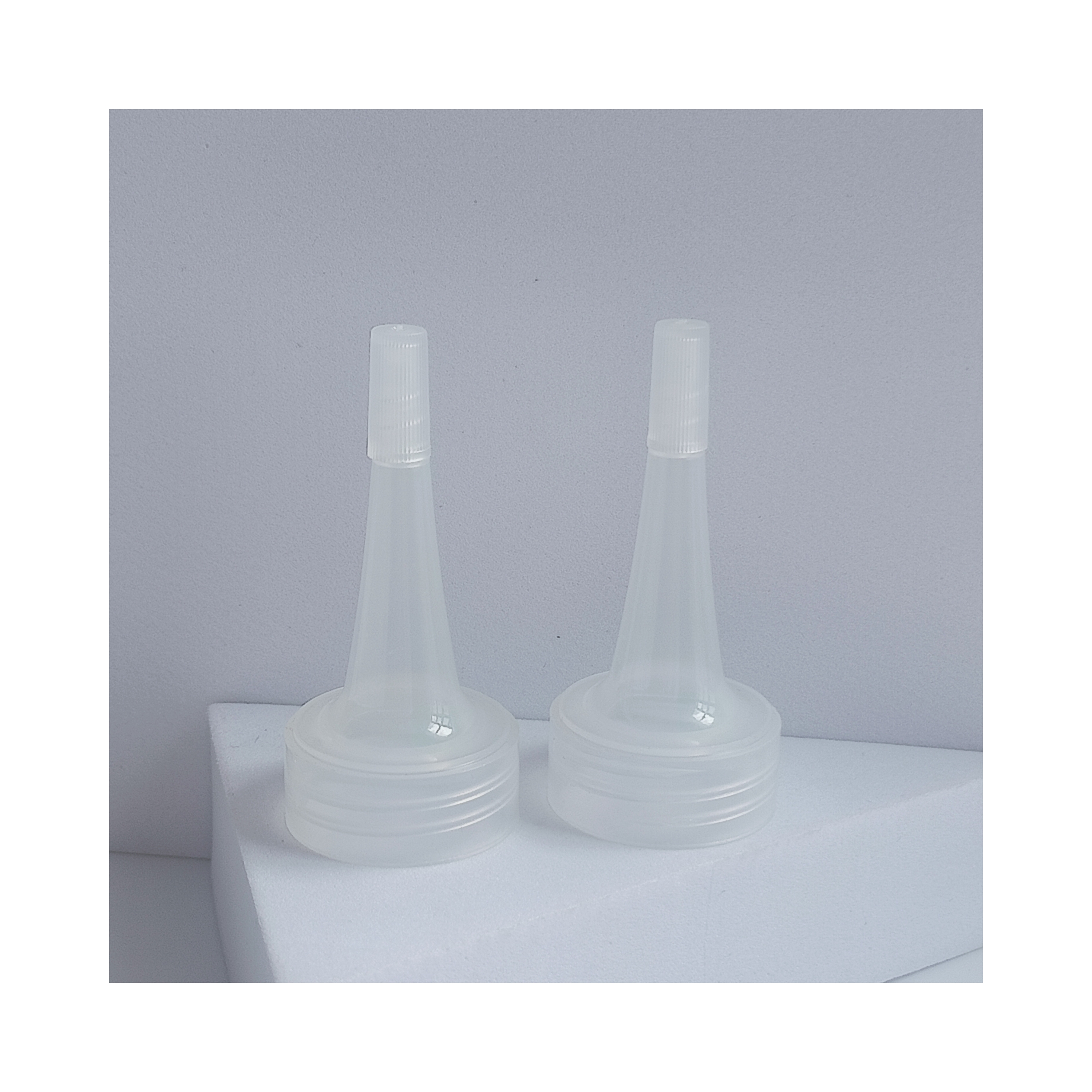 Customized Color 22mm 24mm 28mm Long Nozzle Spout Cap Plastic Twist Cap Top Twisted Cap