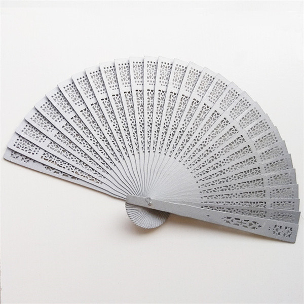 Colorful Chinese Personalized Folding Hand Fans 20.5cm For Wedding Gifts