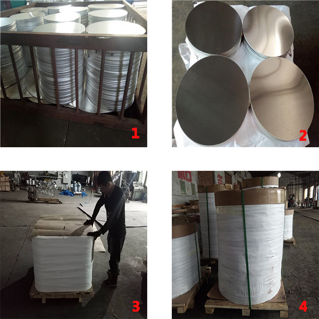 1050 1060 1100 1070 3003 5005 5754 Cookware Aluminium Circle in aluminum sheet