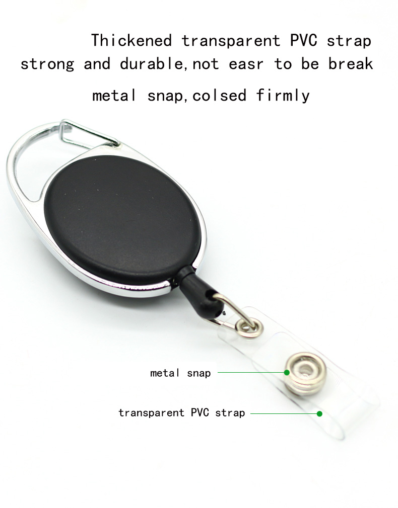 Deyi Badge Reel Retractable Heavy Duty With 360° Swivel Carabiner Clip Funny Fueled