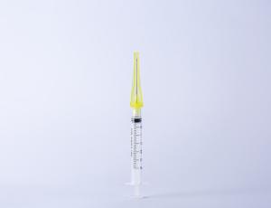 China Medical Disposable 3ML Injection Plastic Syringe With Safety Needle wholesale