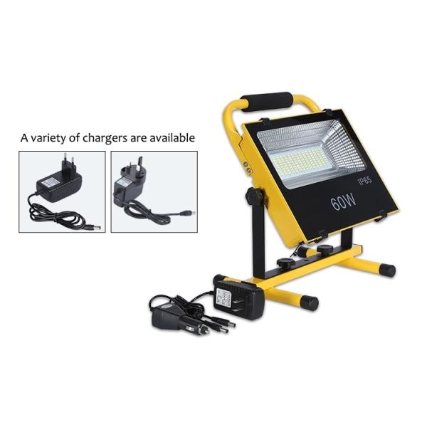 4800lm Rechargeable Led Floodlight 60W Portable Emergency Work Light