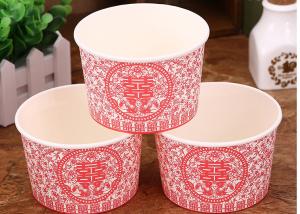China Customize Disposable Paper Bowls , Individual Wedding Paper Cups wholesale