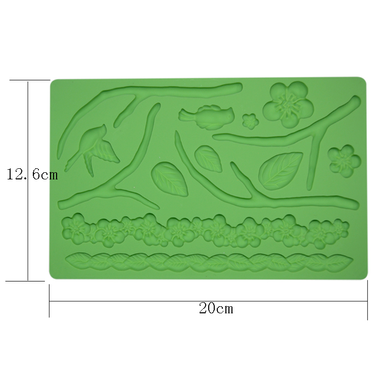 Non Slip Rectangle Fondant Baking Mat Cake Furniture Molds Sustainable
