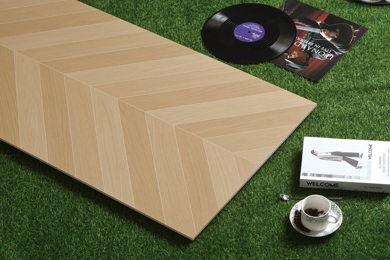 Non-Slip 1200x600mm Wooden Porcelain Tile And Outside Floor ISO9001 Tiles For Living Room