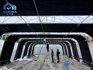 China Light Deprivation System Blackout Greenhouse Single Span For Herb wholesale