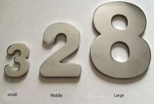 China Metal House Letters &amp; Numbers Mailboxes &amp; Address Plaques Brushed Stainless Steel Letters hotel room number wholesale
