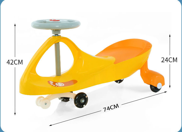 PP Plastic Children's Exercise Car 100KG Max Load and Mini Size for Kids to Drive