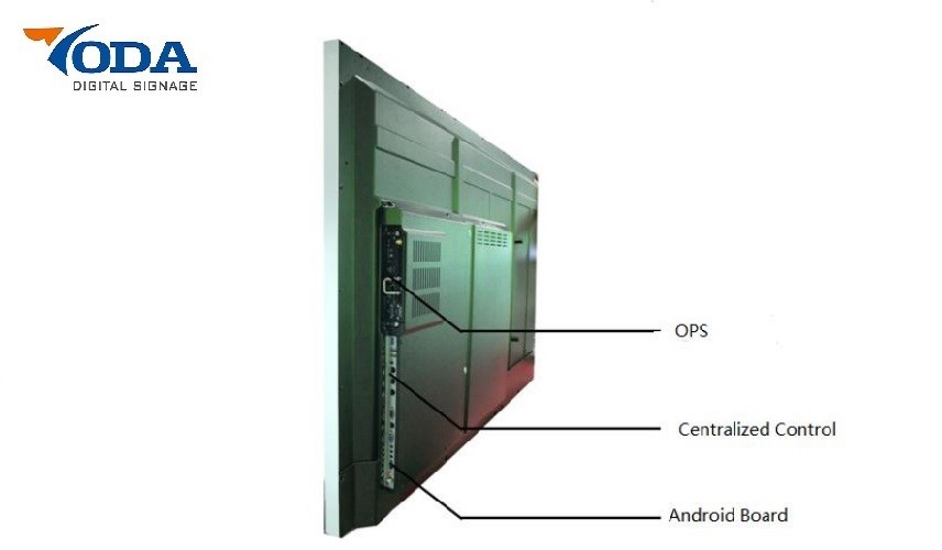 86" 3840*2160P 500W 350cd/m2 LCD Teaching Blackboard