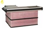 304 Stainless Steel Supermarket Checkout Counter 1800x600x850mm Dimension