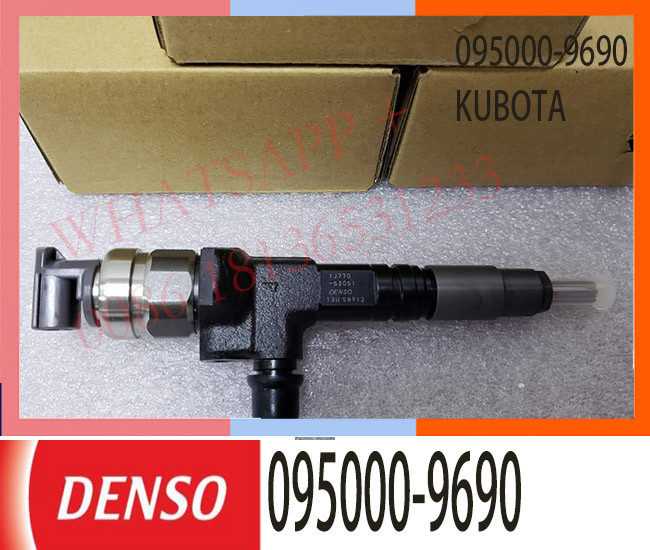 DENSO Genuine diesel injector 095000-9690 9709500-969 095000-6800 for KUBOTA V3800 1J500-53051, 1J50053051
