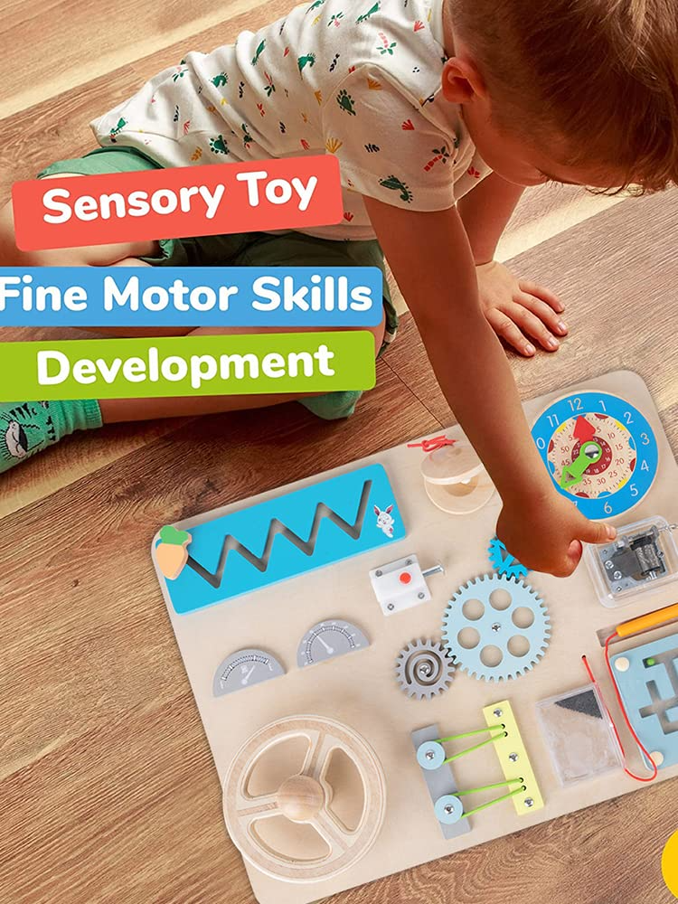 Multi-function Music Steering Wheel Busy Board for Playing and Hand-on Ability Training