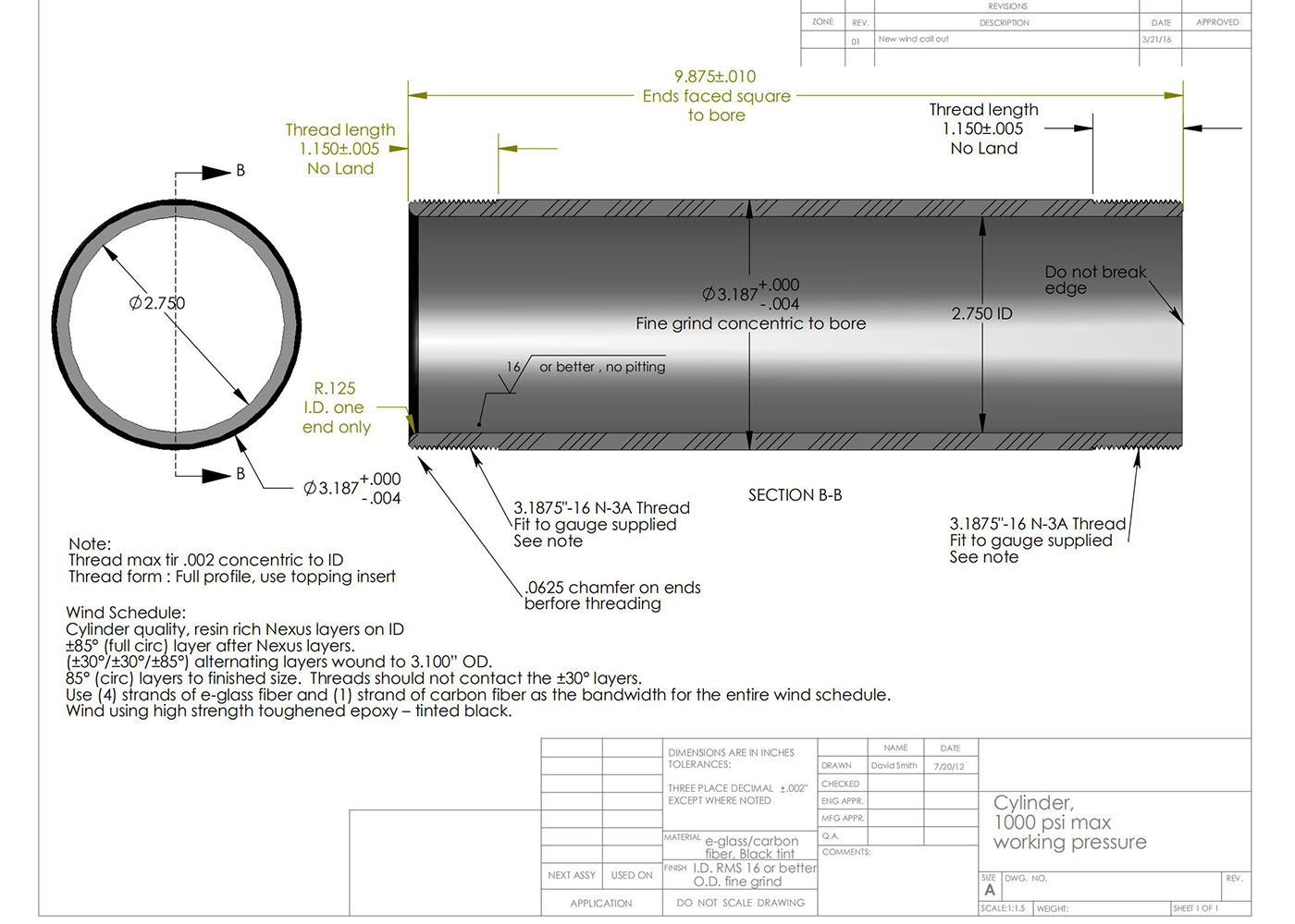 Cylinder Drawing
