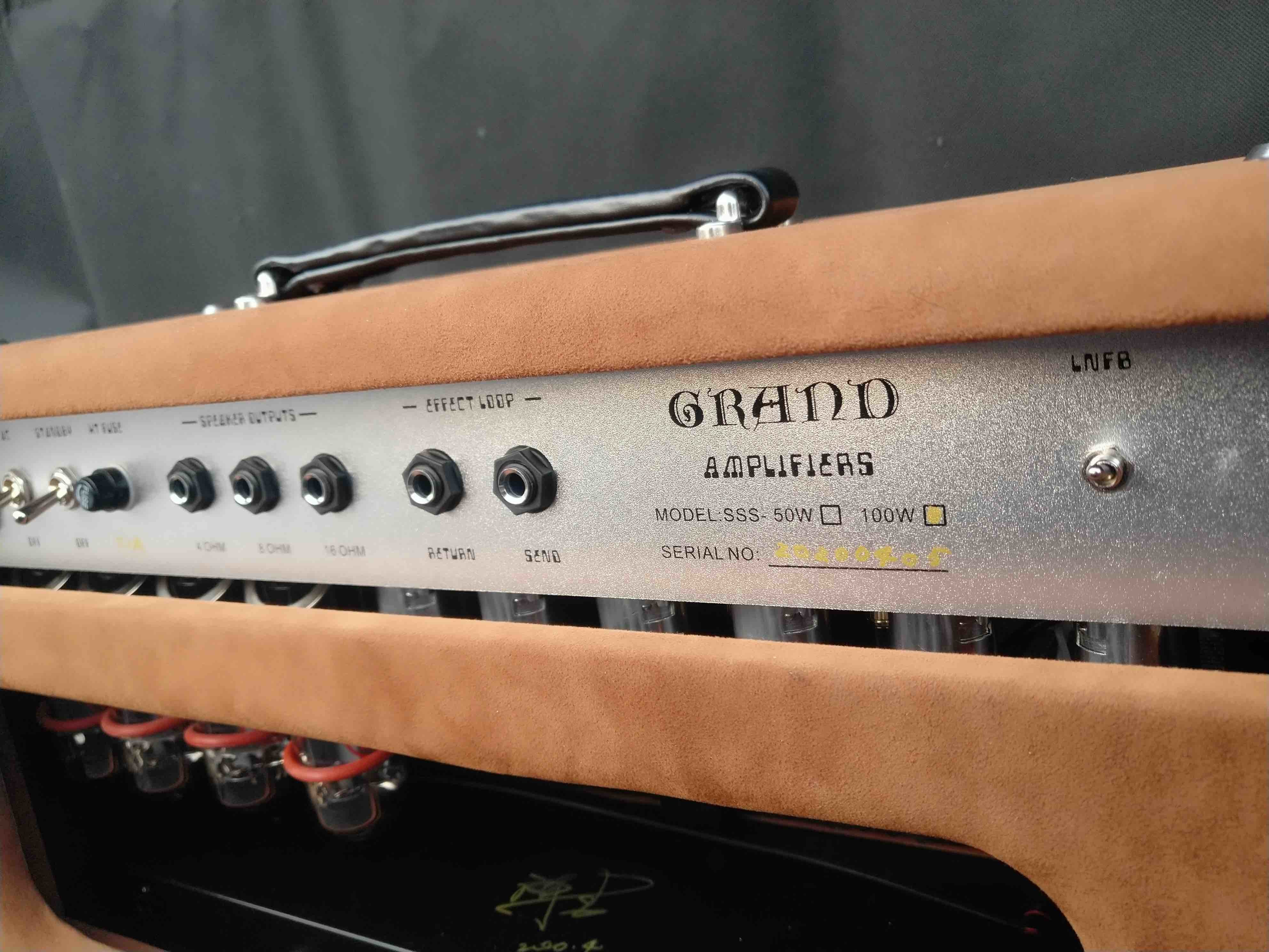 Custom Dumble Steel String Singer Clean Reverb Tone SSS20 ECC83S*5 EH 6V6*2, Handmade Grand Guitar Amp Head 20W 50W 100W Optional