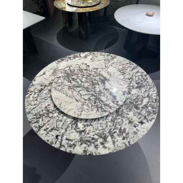 Natural Custom Marble Dining Table Timeless Luxury Centerpiece With Smooth Surface