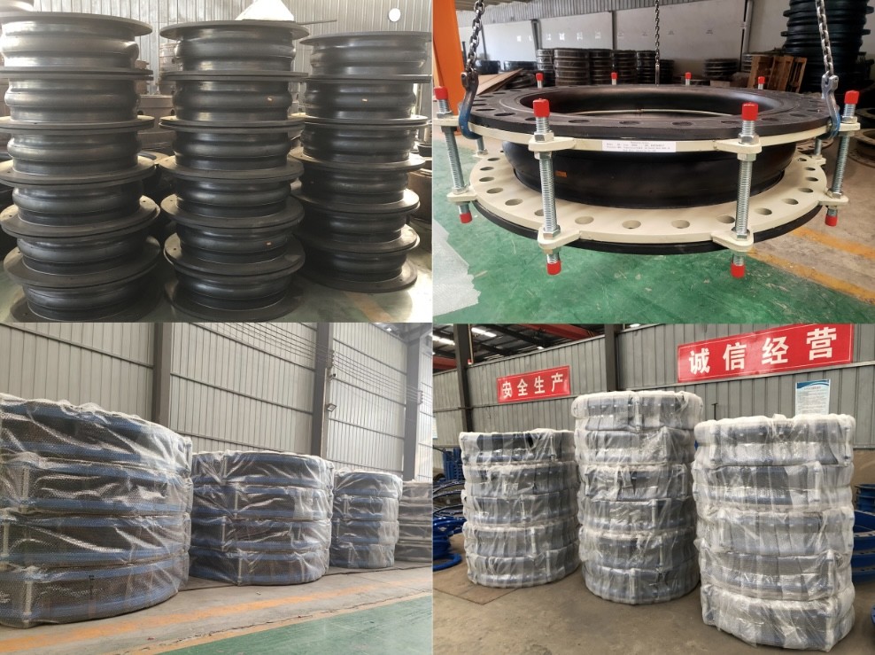 DN1200 PN10 End Face Fully Sealed Natural Rubber Joint With Negative Pressure Ring