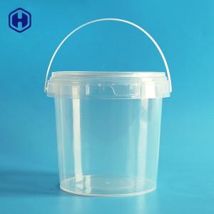 China Custom Labels Plastic Round Food Containers Anti Fake Fully Recyclable wholesale