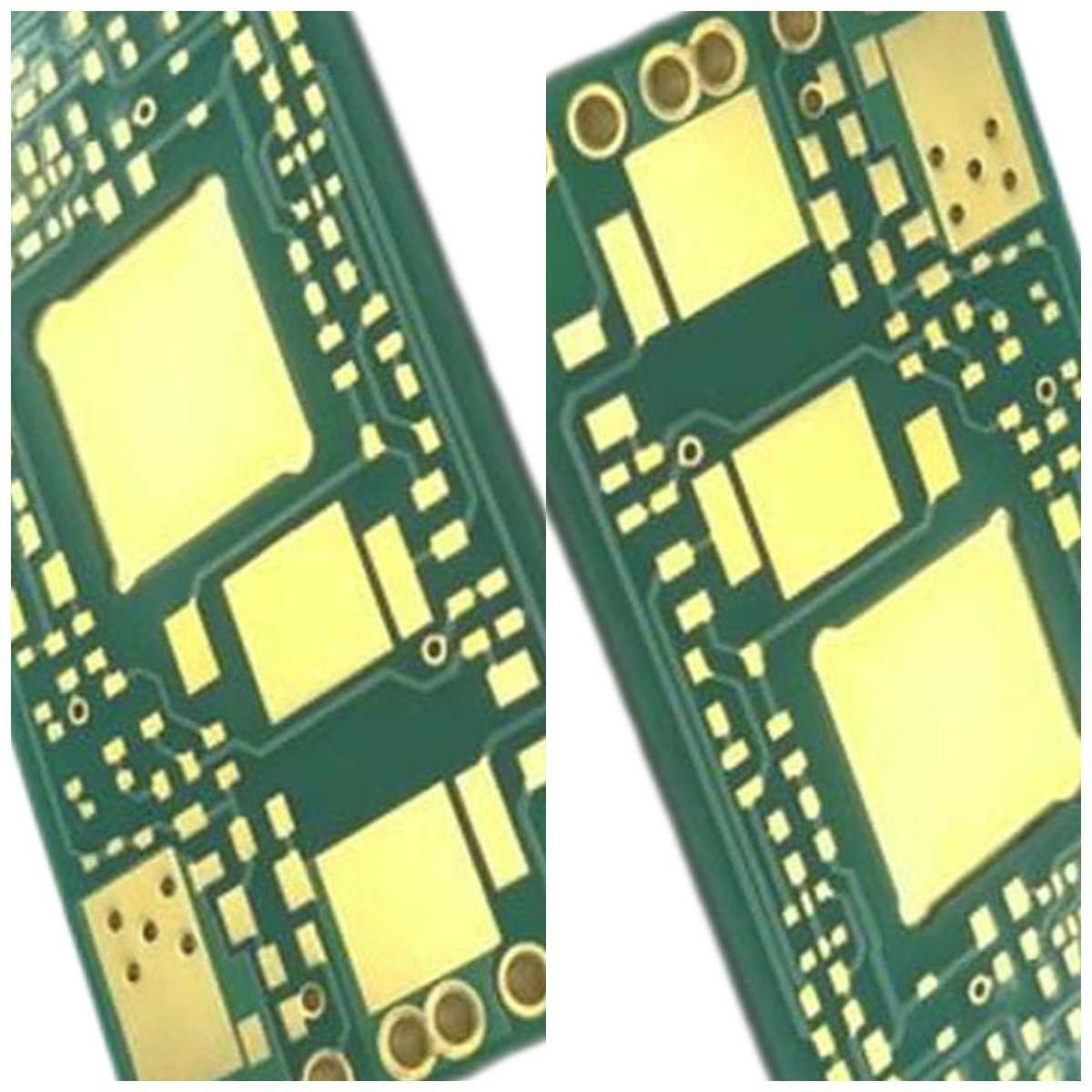 Green Solder Mask Copper PCB Board 1OZ Immersion Gold ISO9001