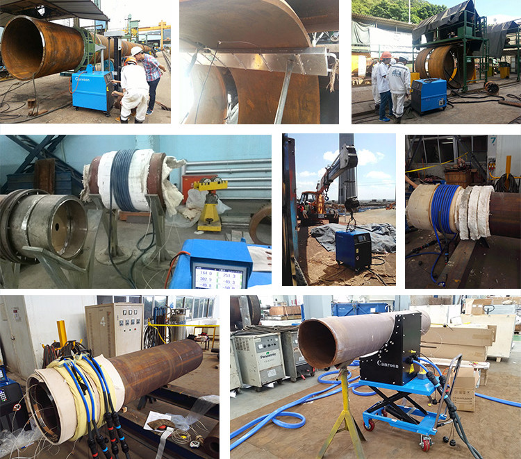 PLC Electric Induction Heater For Welding Preheating / Post Heating