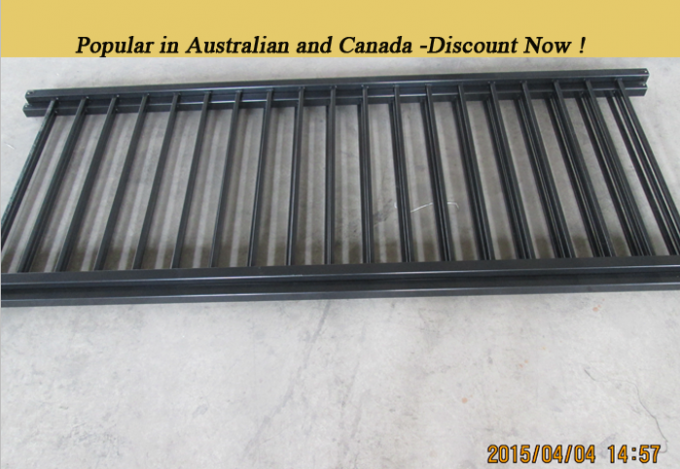 2.4m Decorative Steel Panel Fence Spear Pressed With Australia Style