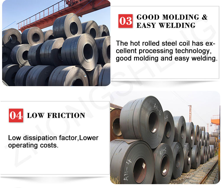 Processing Service Cutting SS400 s235jr hrc hot rolled carbon steel coil hot rolled steel plate Coated 4ft 8ft