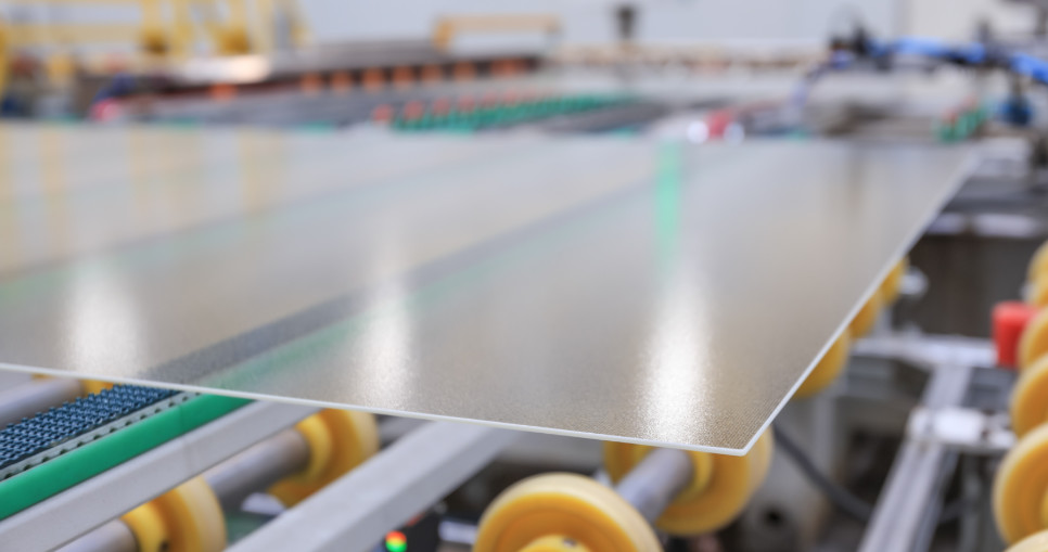 Clear Solar Panel Glass For Windows / Solar Transparent Photovoltaic Glass
