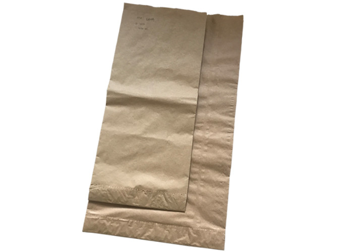 White Brown Food Grade Multiwall Kraft Paper Heat Sealed Bags For Gelatin Packaging