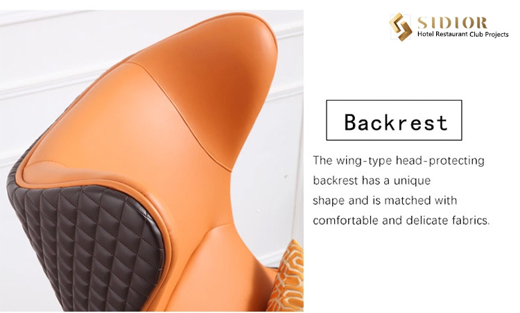 ODM Stain Resistant Modern Leisure Chair PU Leather for Living Room
