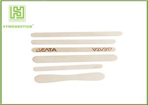 China Flat Edge Natural Wood Sticks 100% Birchwood Sticks For Ice Cream wholesale