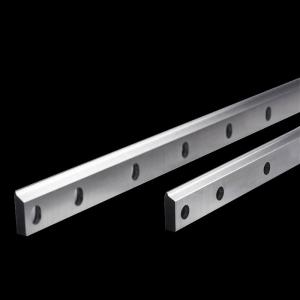 China Industry Straight Perforation Tungsten Steel Cold Sheet Metal Guillotine Shear Blades wholesale