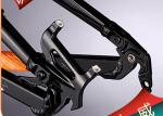 Aluminum XC Full Suspension Bike Frame 100mm Travel 4 - Linkage Structure