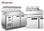 Commercial Kitchen Salad Prep Counter Stainless Steel Refrigerator for keep food