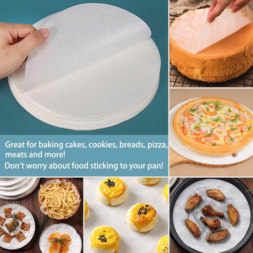 Coloured Round CMYK Custom Printed Greaseproof Paper Silicone Coated