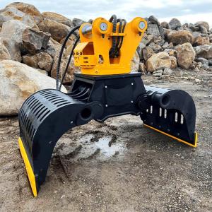 China Hydraulic Excavator Sorting Grab 1 Cbm For Recycling Demolition wholesale