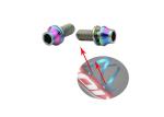 3 Colors Titanium Bike Bolts Holder Screw Bicycle Water Bottle Cage Bolts
