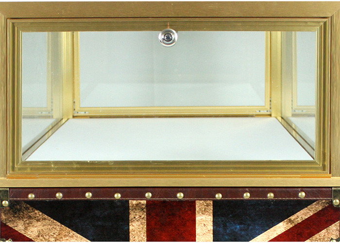Nordic Style Digital Products Showcase / Phone Display Cabinet Luxurious Glass Material