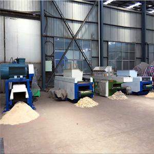 China 4 Cutter Heads 1500KG 14kw Wood Shaving Machine wholesale